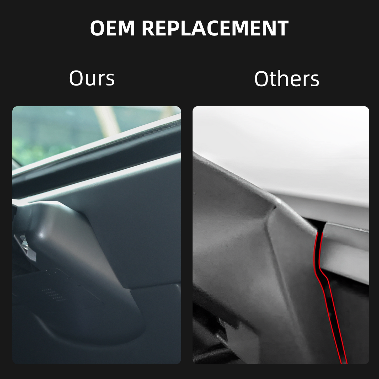 Keep Original Screen Height Swivel Mount Kit for Tesla Model 3/Y