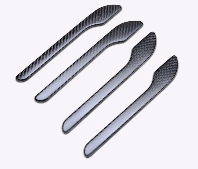 Real Carbon Fiber Door Handle Cover for Model 3/Y