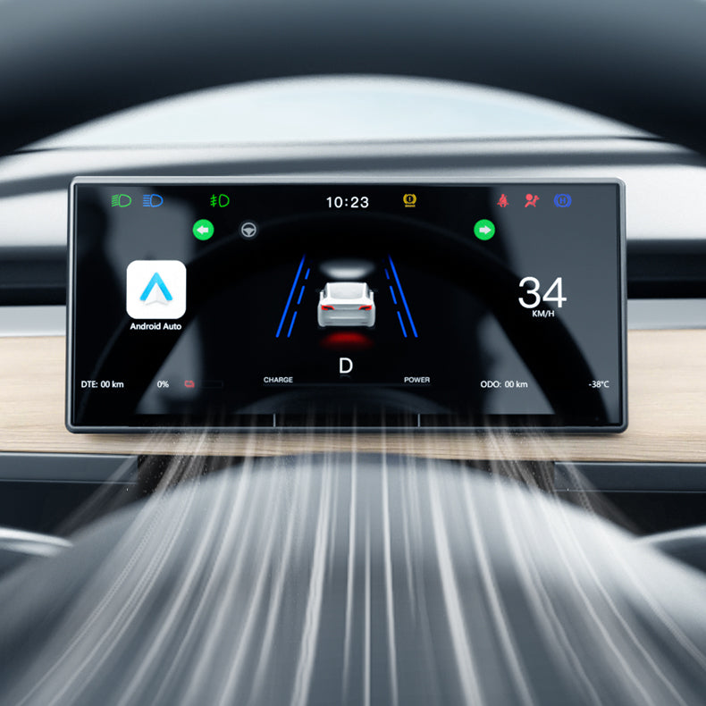 T9 CarPlay/Android Auto Smart Instrument Screen for Tesla Model 3/Y