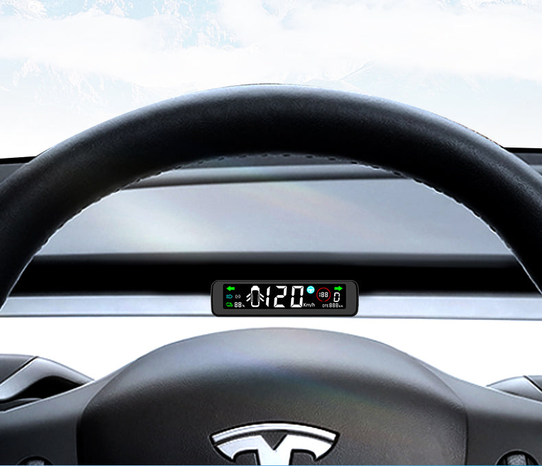 3.9-inch Mini Instrument Cluster HUD Display for Tesla Model 3/Y