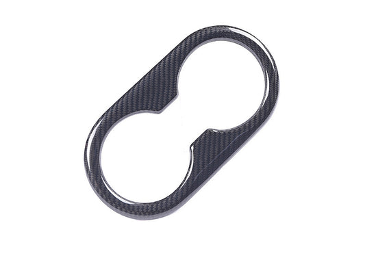 Real Carbon Fiber Backseat Cup Holder Cover