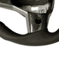 Perforated Leather, Glossy Carbon Fiber Steering Wheel Model 3/Y
