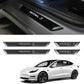 Door Sill Protector with LED Light for Tesla Model 3/Y
